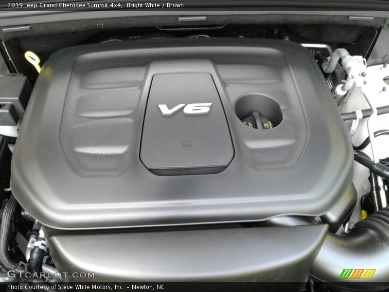 Bright White / Brown 2019 Jeep Grand Cherokee Summit 4x4