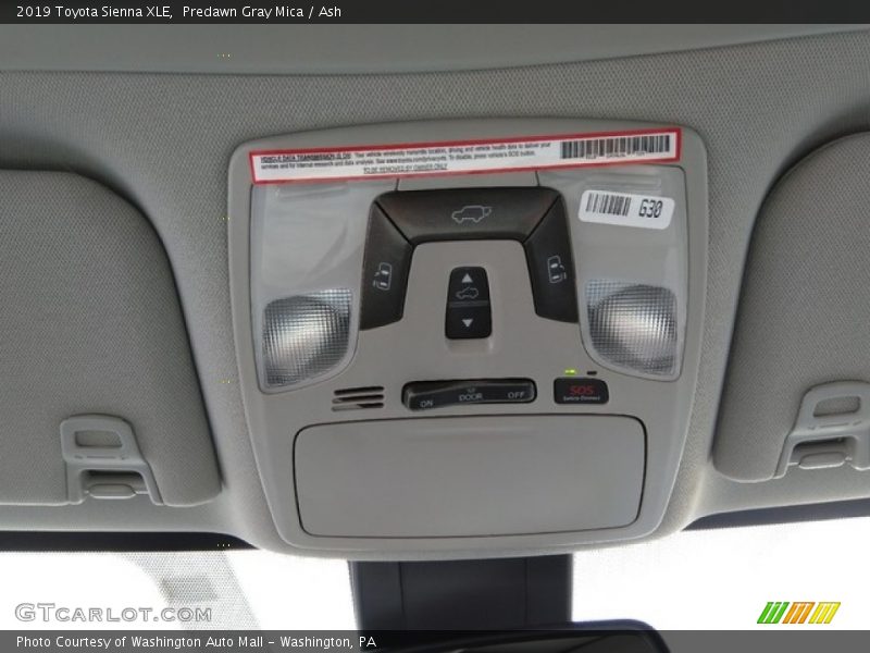 Predawn Gray Mica / Ash 2019 Toyota Sienna XLE