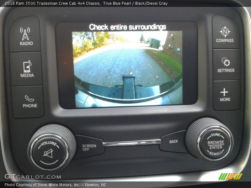 True Blue Pearl / Black/Diesel Gray 2018 Ram 3500 Tradesman Crew Cab 4x4 Chassis