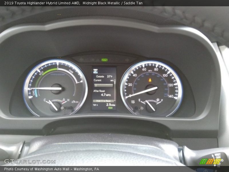  2019 Highlander Hybrid Limited AWD Hybrid Limited AWD Gauges