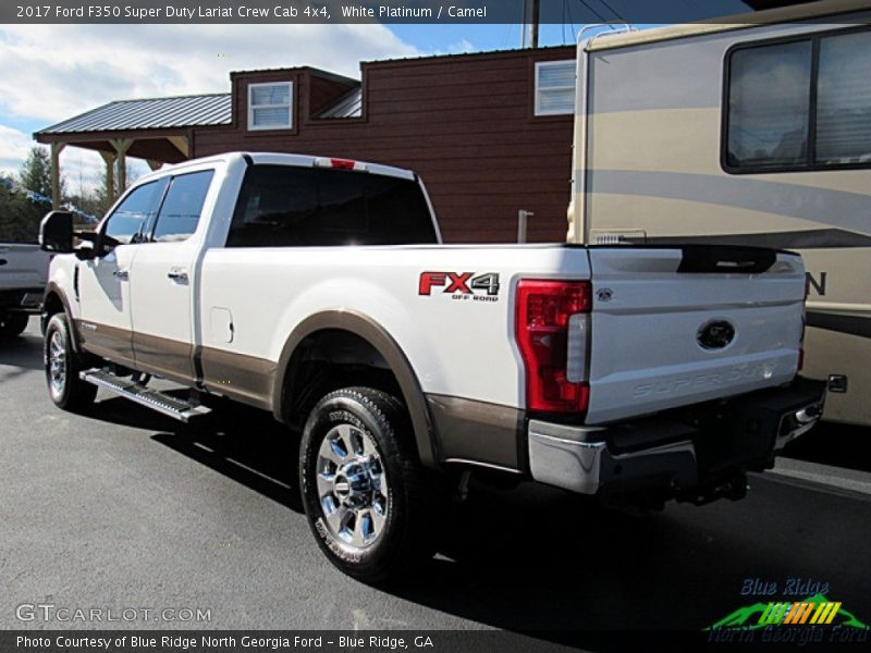 White Platinum / Camel 2017 Ford F350 Super Duty Lariat Crew Cab 4x4