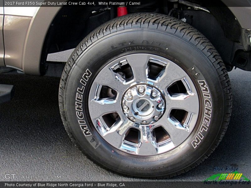 White Platinum / Camel 2017 Ford F350 Super Duty Lariat Crew Cab 4x4