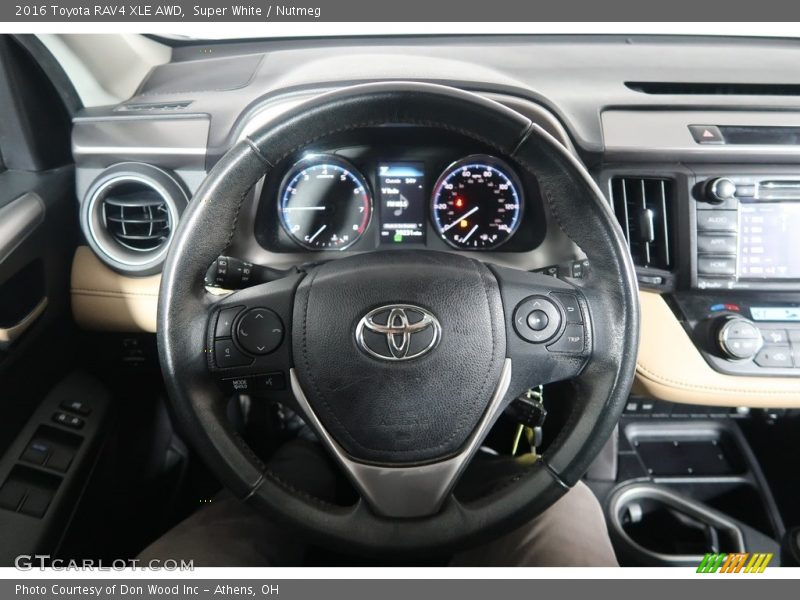Super White / Nutmeg 2016 Toyota RAV4 XLE AWD