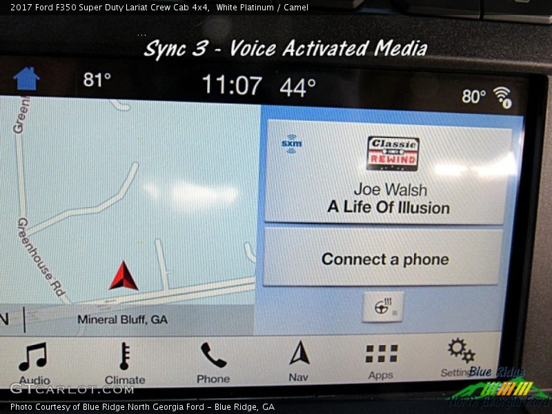 White Platinum / Camel 2017 Ford F350 Super Duty Lariat Crew Cab 4x4