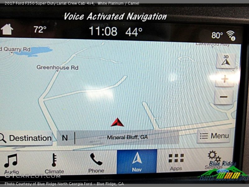 White Platinum / Camel 2017 Ford F350 Super Duty Lariat Crew Cab 4x4