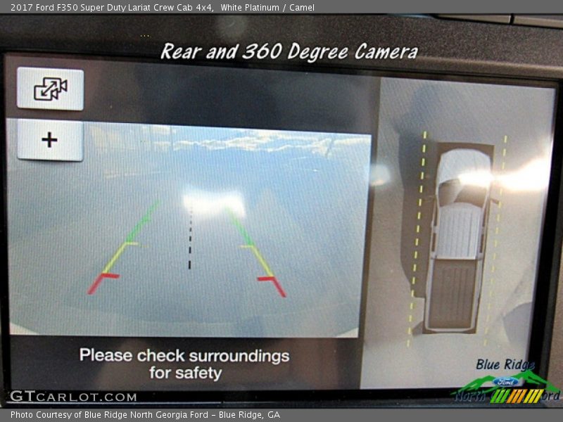 White Platinum / Camel 2017 Ford F350 Super Duty Lariat Crew Cab 4x4