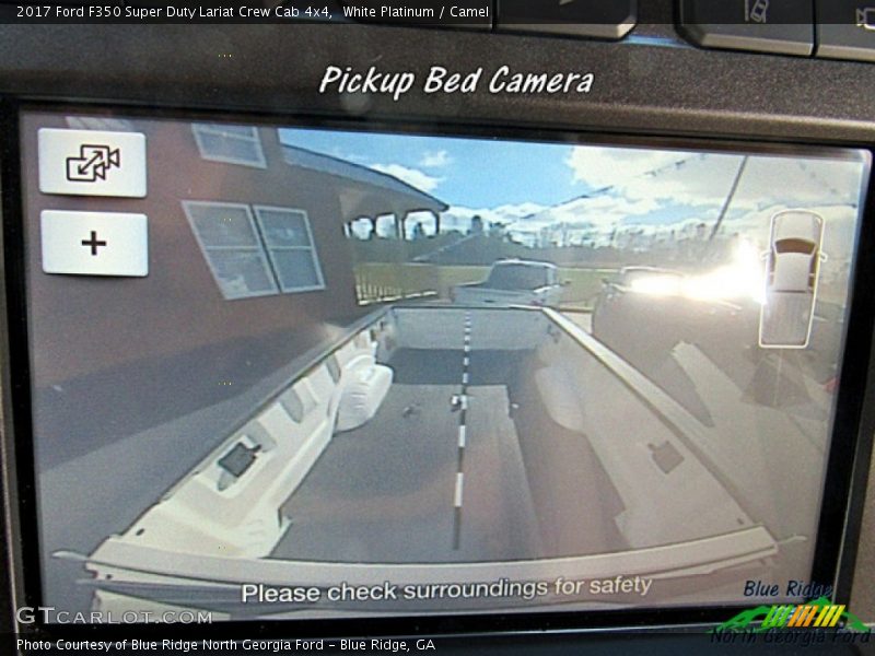 White Platinum / Camel 2017 Ford F350 Super Duty Lariat Crew Cab 4x4