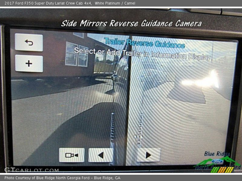 White Platinum / Camel 2017 Ford F350 Super Duty Lariat Crew Cab 4x4