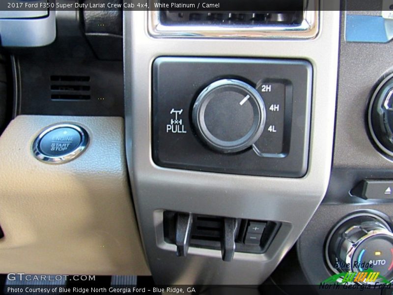 White Platinum / Camel 2017 Ford F350 Super Duty Lariat Crew Cab 4x4