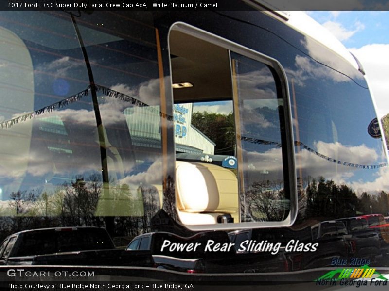 White Platinum / Camel 2017 Ford F350 Super Duty Lariat Crew Cab 4x4