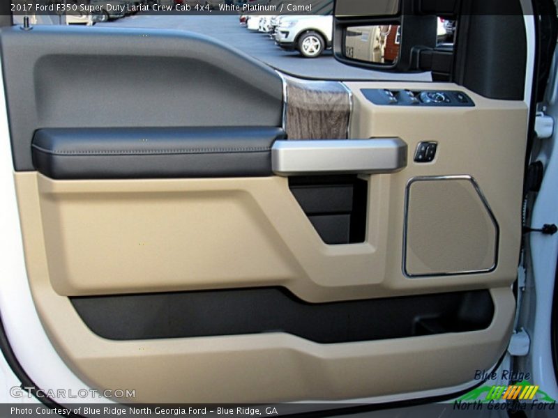 White Platinum / Camel 2017 Ford F350 Super Duty Lariat Crew Cab 4x4