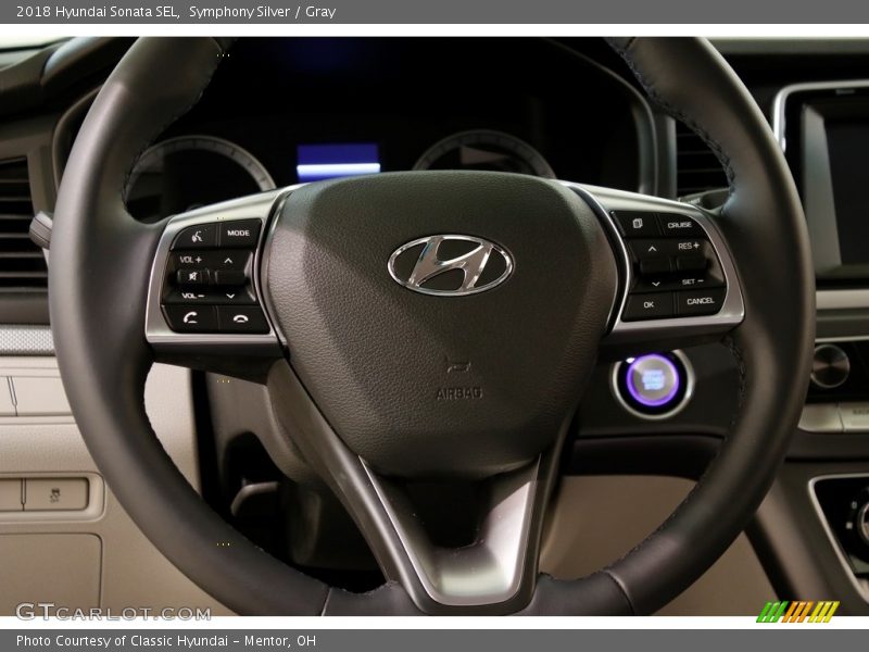 Symphony Silver / Gray 2018 Hyundai Sonata SEL