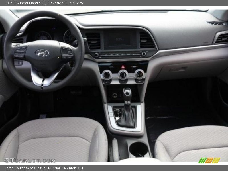 Lakeside Blue / Gray 2019 Hyundai Elantra SE