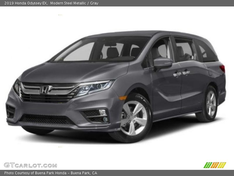 Modern Steel Metallic / Gray 2019 Honda Odyssey EX