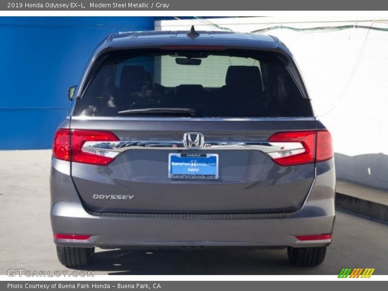 Modern Steel Metallic / Gray 2019 Honda Odyssey EX-L