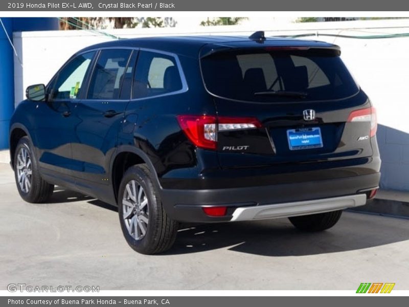 Crystal Black Pearl / Black 2019 Honda Pilot EX-L AWD