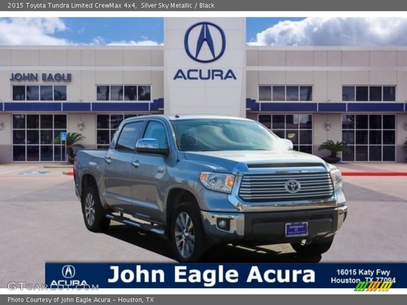 Silver Sky Metallic / Black 2015 Toyota Tundra Limited CrewMax 4x4