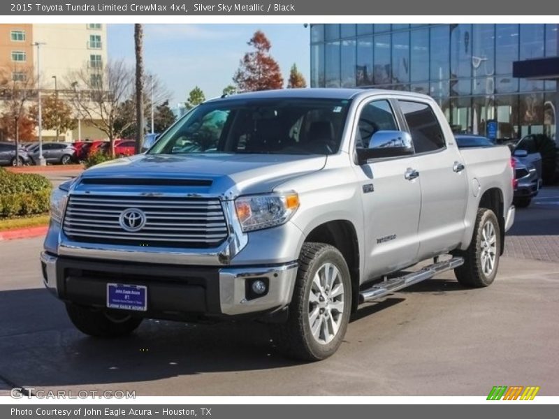 Silver Sky Metallic / Black 2015 Toyota Tundra Limited CrewMax 4x4