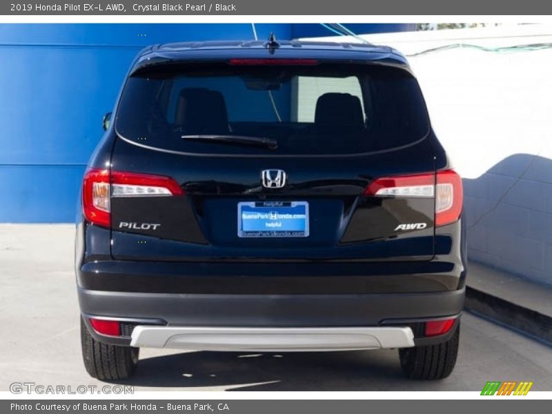 Crystal Black Pearl / Black 2019 Honda Pilot EX-L AWD