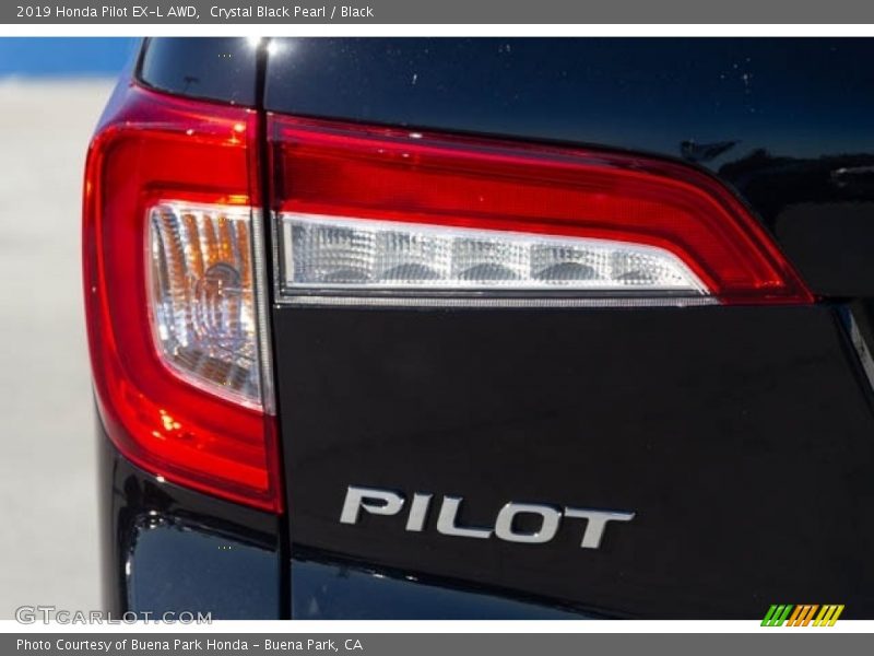 Crystal Black Pearl / Black 2019 Honda Pilot EX-L AWD