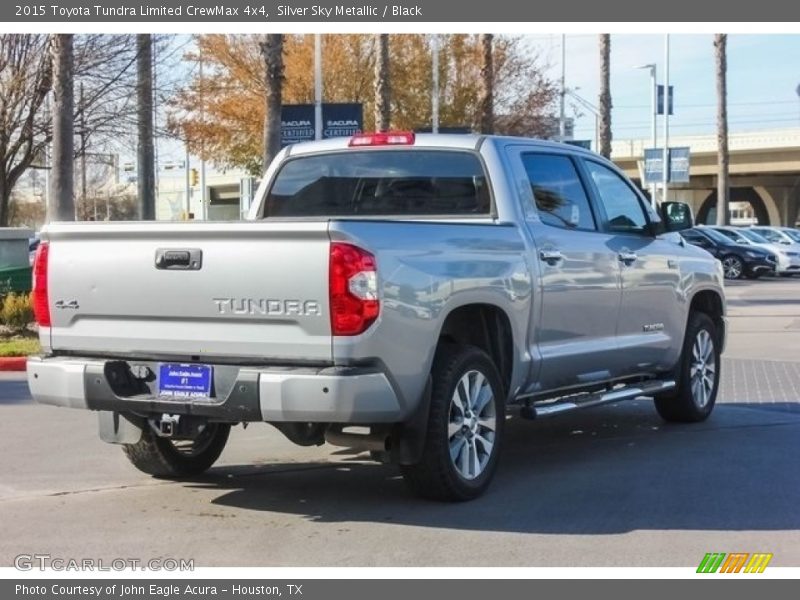Silver Sky Metallic / Black 2015 Toyota Tundra Limited CrewMax 4x4