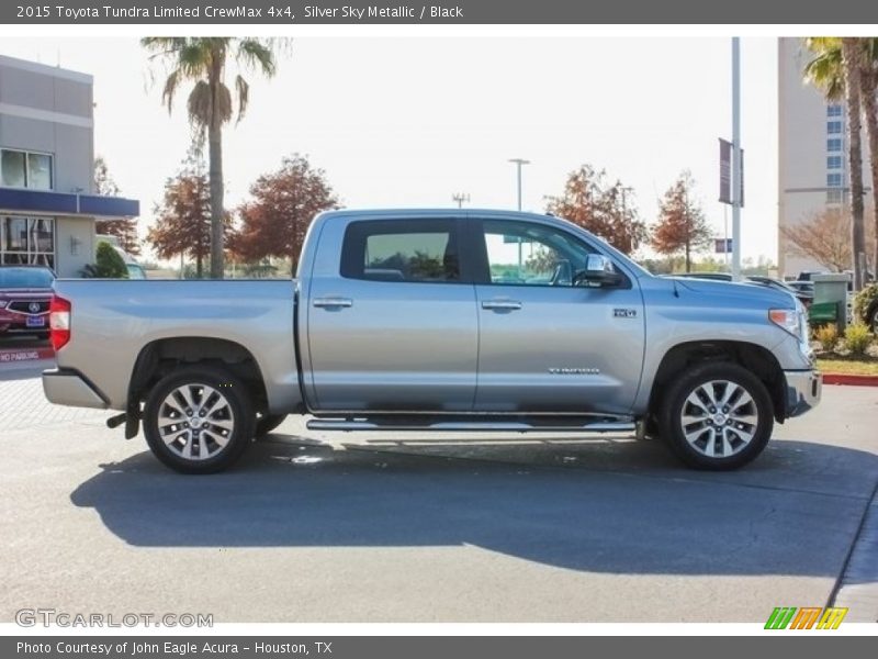 Silver Sky Metallic / Black 2015 Toyota Tundra Limited CrewMax 4x4