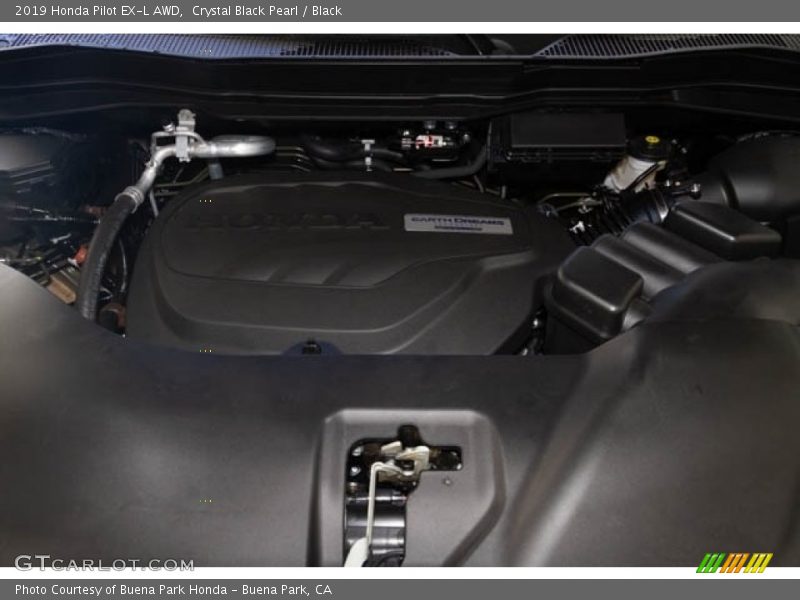Crystal Black Pearl / Black 2019 Honda Pilot EX-L AWD