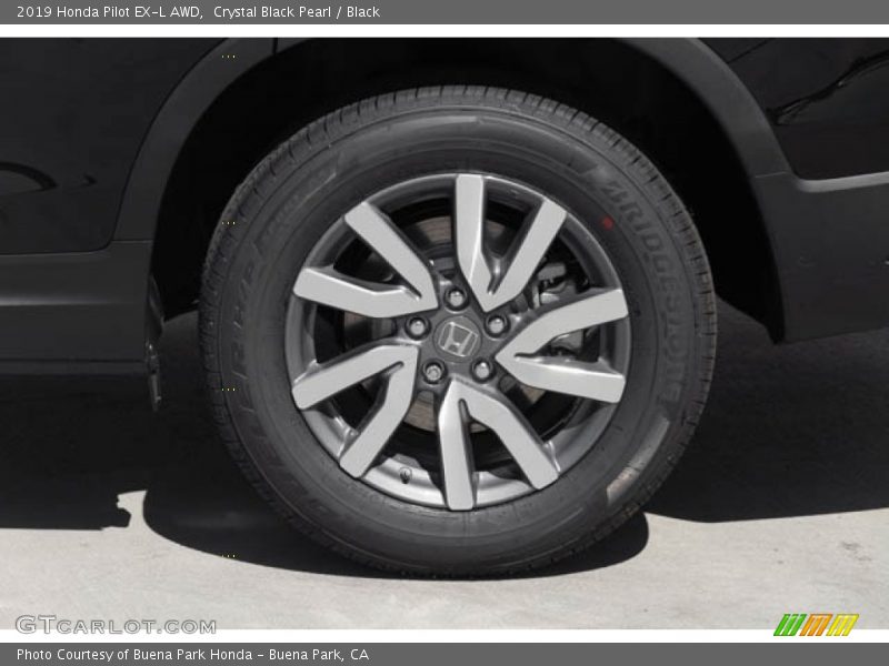 Crystal Black Pearl / Black 2019 Honda Pilot EX-L AWD