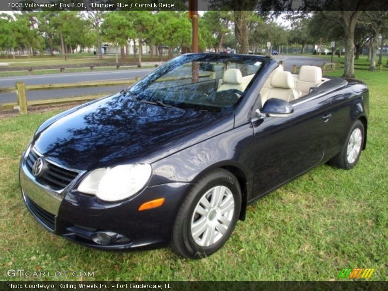 Thunder Blue / Cornsilk Beige 2008 Volkswagen Eos 2.0T