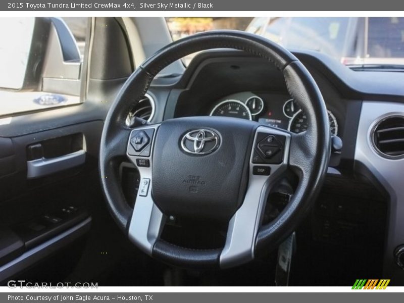 Silver Sky Metallic / Black 2015 Toyota Tundra Limited CrewMax 4x4