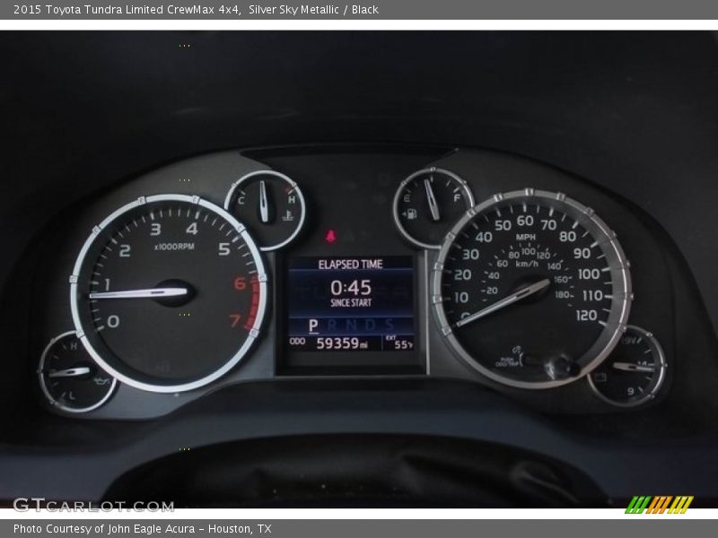 Silver Sky Metallic / Black 2015 Toyota Tundra Limited CrewMax 4x4