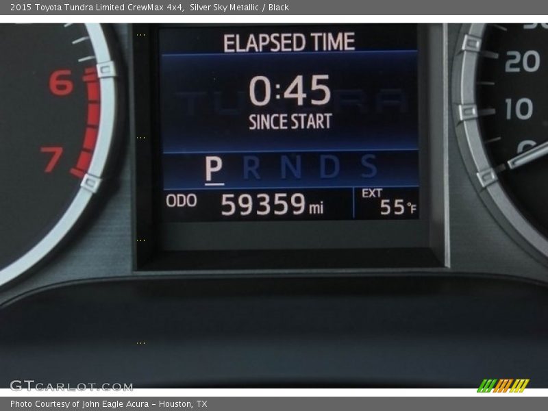 Silver Sky Metallic / Black 2015 Toyota Tundra Limited CrewMax 4x4
