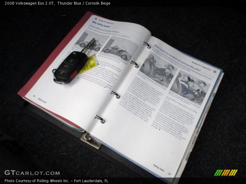 Thunder Blue / Cornsilk Beige 2008 Volkswagen Eos 2.0T
