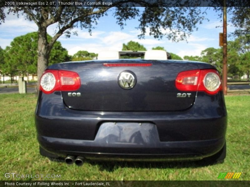 Thunder Blue / Cornsilk Beige 2008 Volkswagen Eos 2.0T