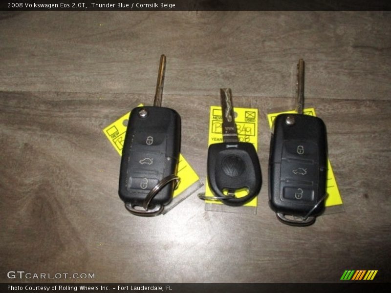 Thunder Blue / Cornsilk Beige 2008 Volkswagen Eos 2.0T