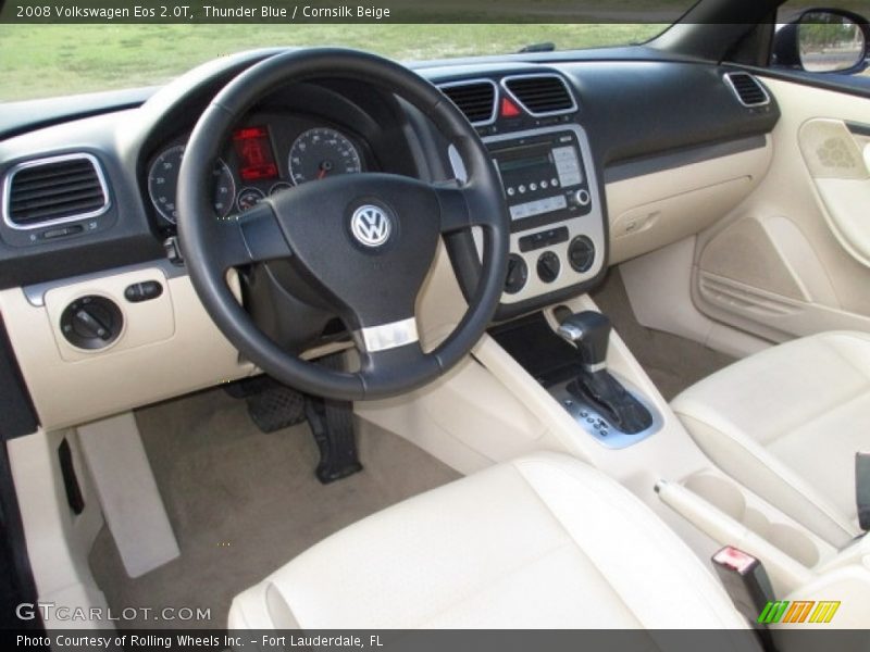 Thunder Blue / Cornsilk Beige 2008 Volkswagen Eos 2.0T