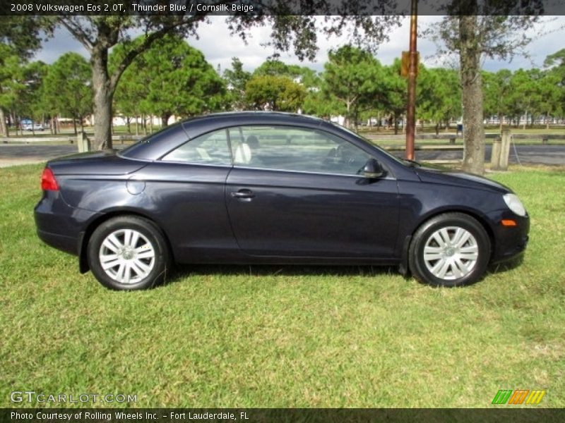 Thunder Blue / Cornsilk Beige 2008 Volkswagen Eos 2.0T