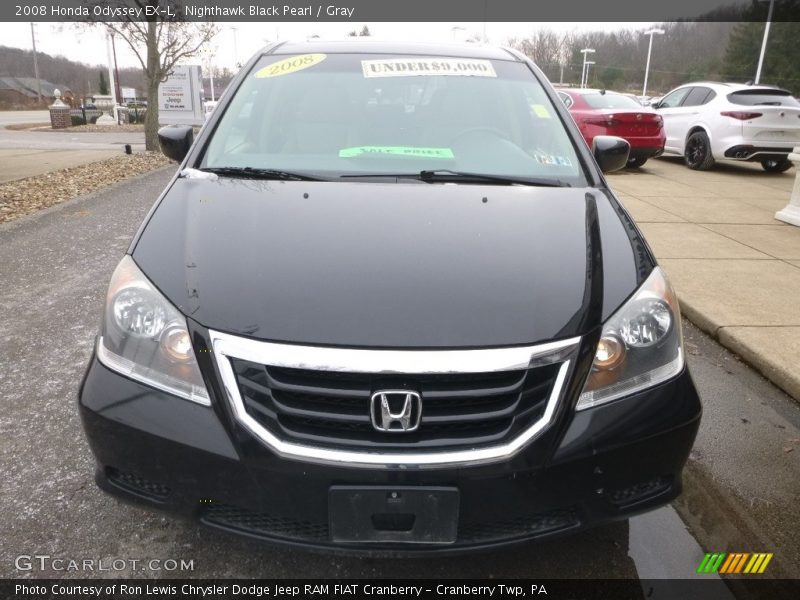 Nighthawk Black Pearl / Gray 2008 Honda Odyssey EX-L