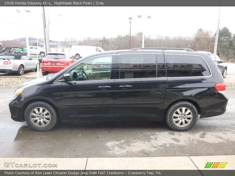 Nighthawk Black Pearl / Gray 2008 Honda Odyssey EX-L