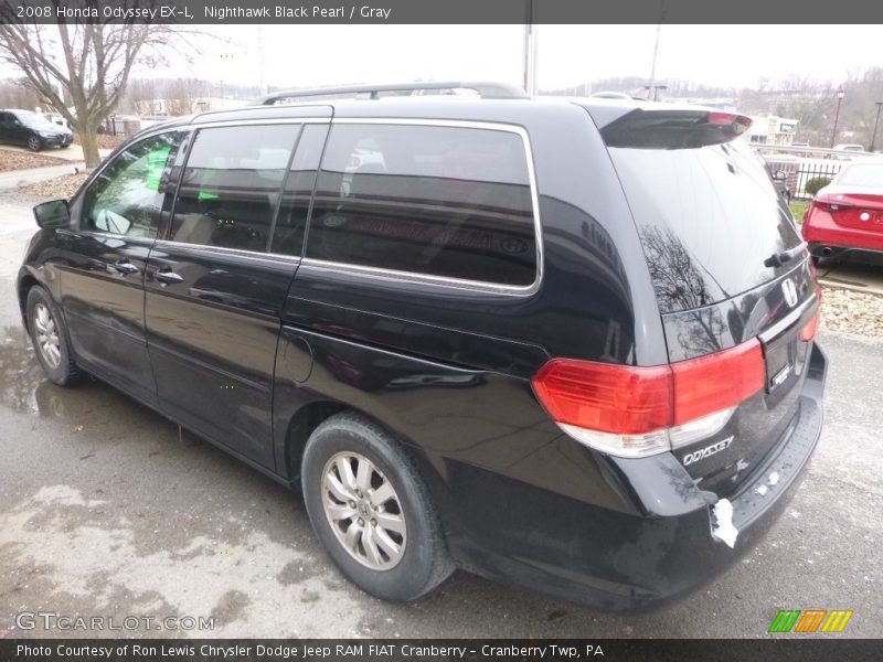 Nighthawk Black Pearl / Gray 2008 Honda Odyssey EX-L