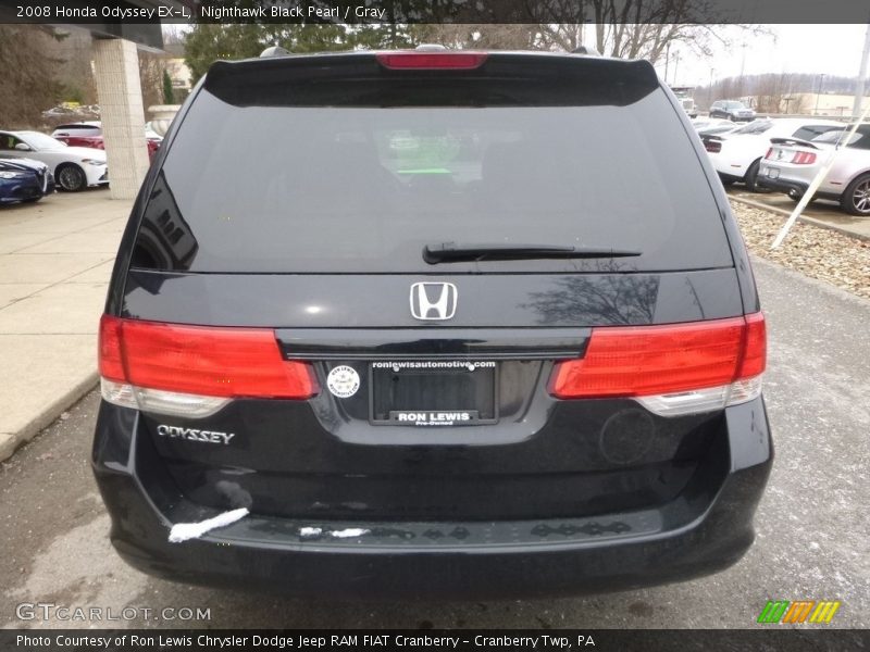 Nighthawk Black Pearl / Gray 2008 Honda Odyssey EX-L