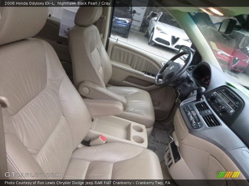 Nighthawk Black Pearl / Gray 2008 Honda Odyssey EX-L