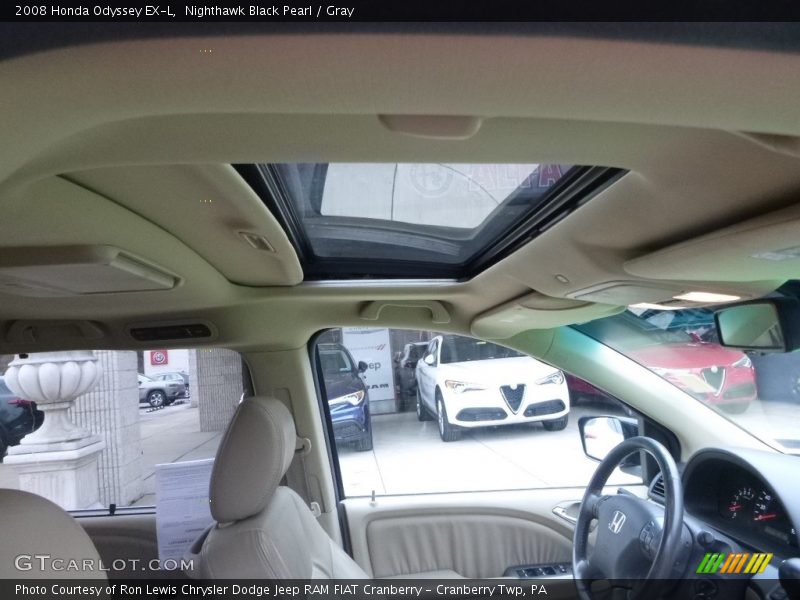 Nighthawk Black Pearl / Gray 2008 Honda Odyssey EX-L