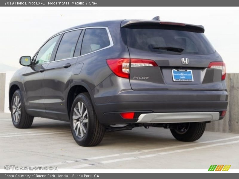 Modern Steel Metallic / Gray 2019 Honda Pilot EX-L