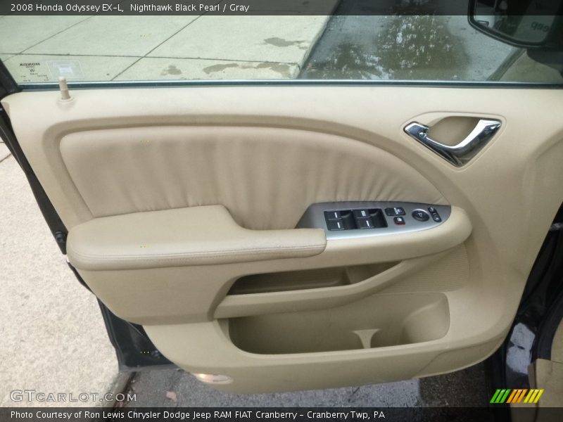 Nighthawk Black Pearl / Gray 2008 Honda Odyssey EX-L