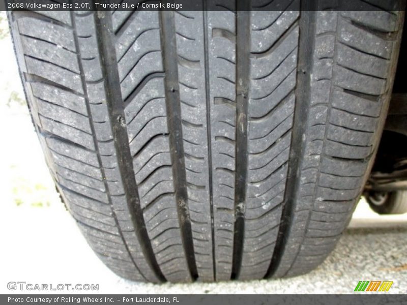 Thunder Blue / Cornsilk Beige 2008 Volkswagen Eos 2.0T