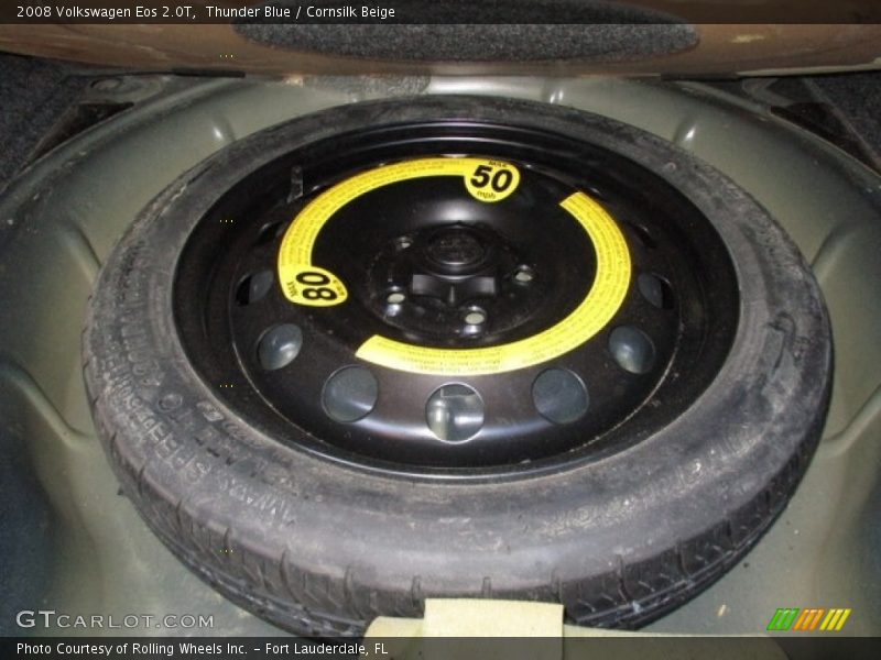 Thunder Blue / Cornsilk Beige 2008 Volkswagen Eos 2.0T