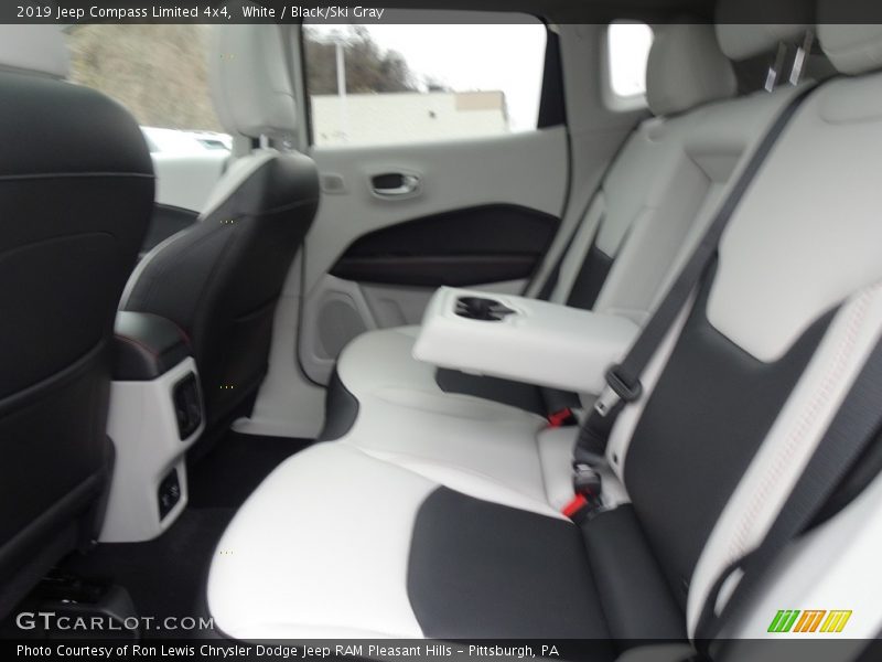 White / Black/Ski Gray 2019 Jeep Compass Limited 4x4