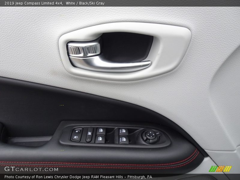 White / Black/Ski Gray 2019 Jeep Compass Limited 4x4