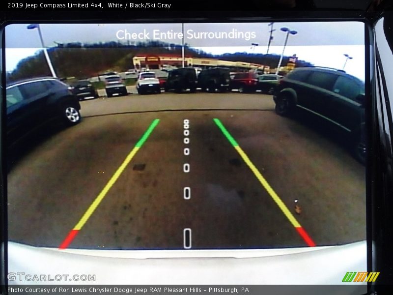 White / Black/Ski Gray 2019 Jeep Compass Limited 4x4